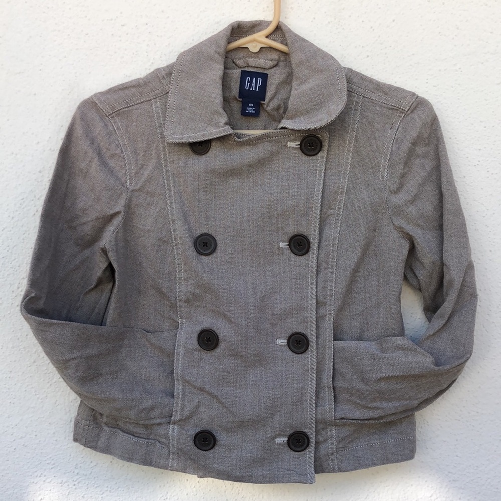 Gap Cropped Double Breasted Jacket - image 2